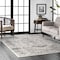 Nuloom Madisson Vintage Faded Medallion Area Rug 8ft CFDR05A-S808 - alternate 1